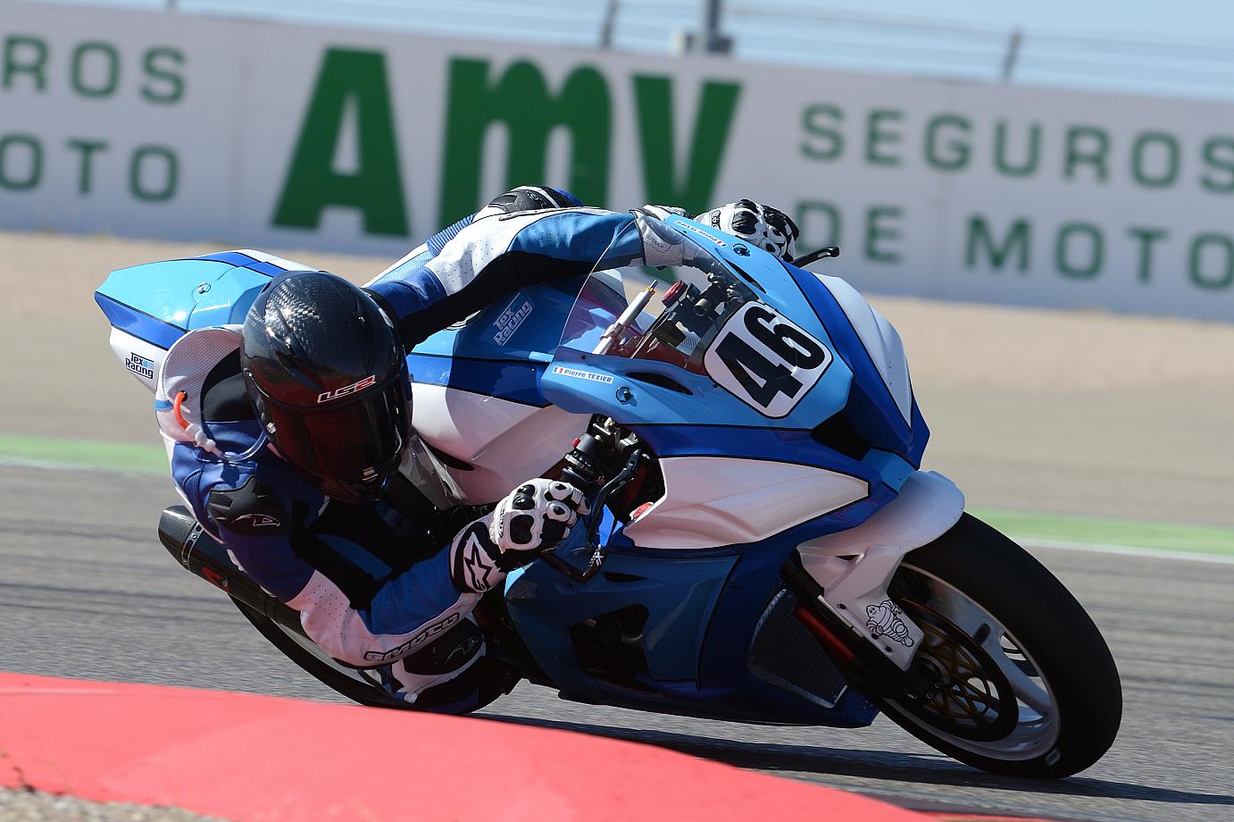 Pierre Texier, championnat d'Europe Superbike 2016, Motorland Aragon