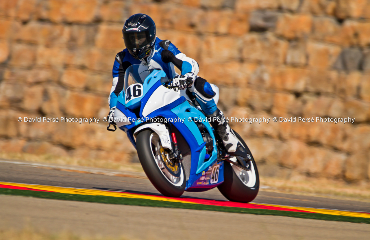 Pierre Texier sur la grille du championnat d'Europe Superbike 2016 à Motorland Aragon