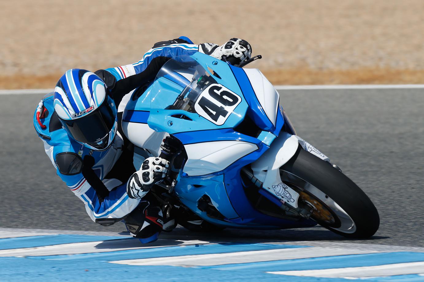 Pierre Texier championnat d'Europe Superbike, Jerez 2016