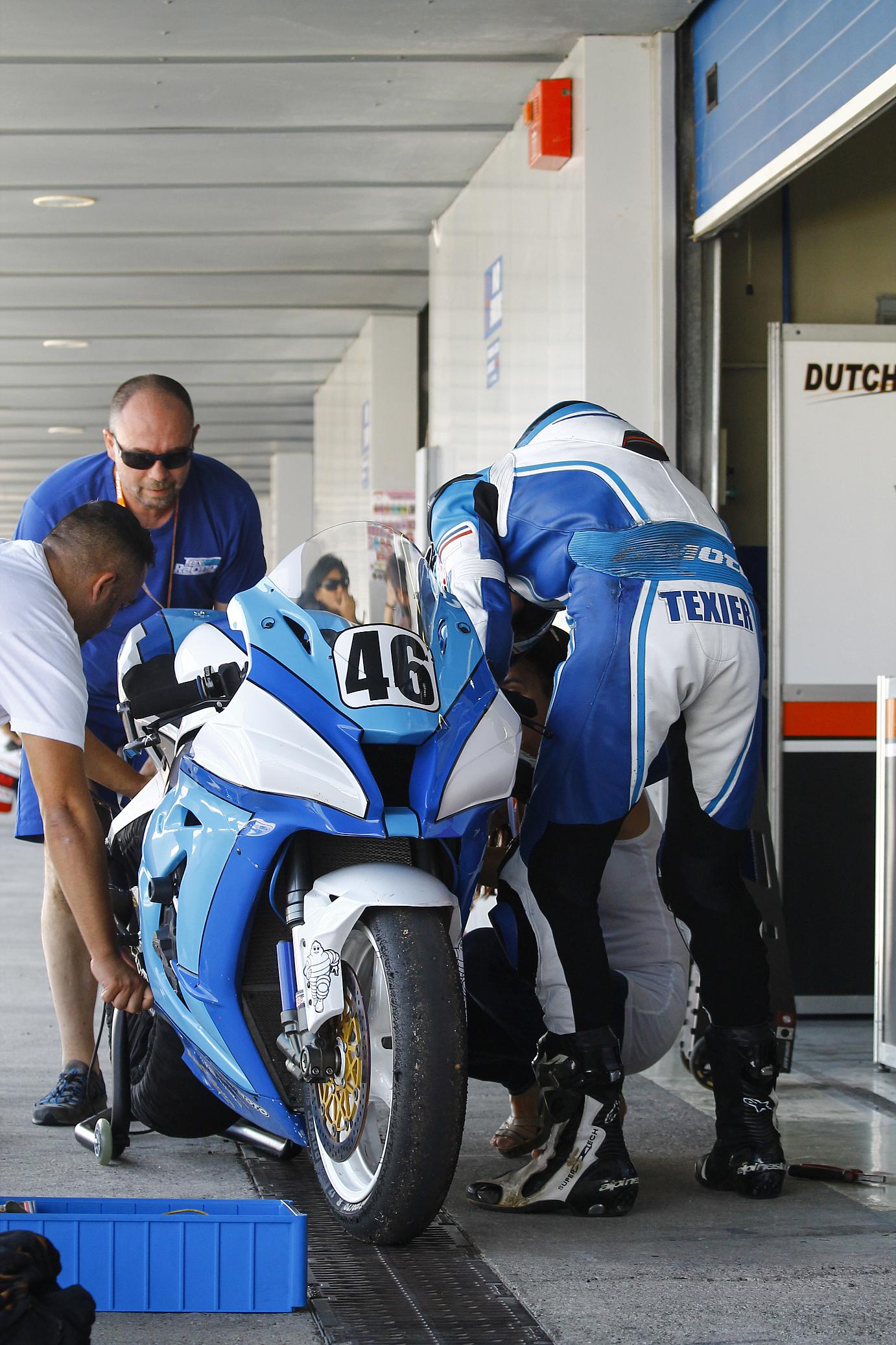 Pierre Texier championnat d'Europe Superbike, Portimao 2016